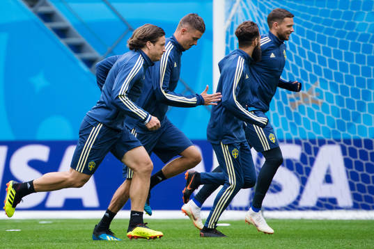 Gustav Svensson, Mikael Lustig, Jimmy Durmaz and Marcus