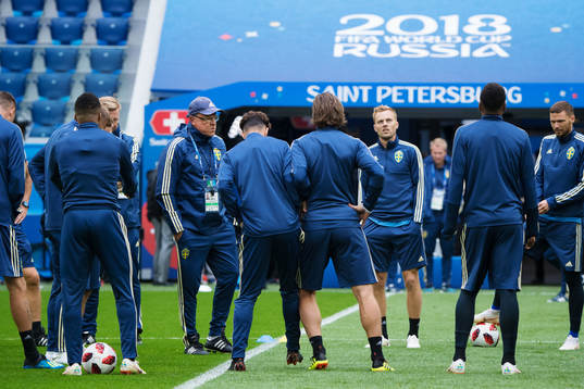 Head coach Janne Andersson of the Swedish national football
