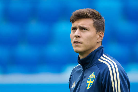 Victor Nilsson Lindelöf of the Swedish national football