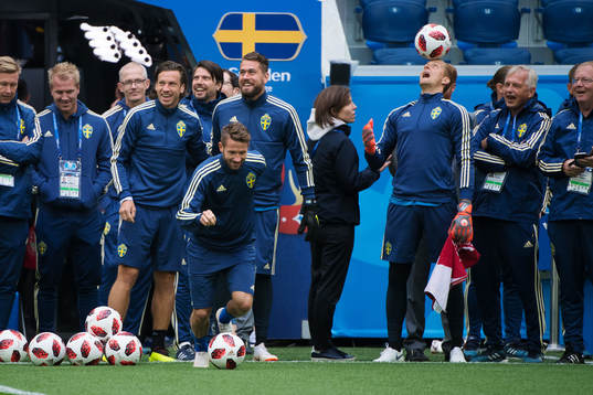 Gustav Svensson, Marcus Rohdén, goalkeeper Kristoffer