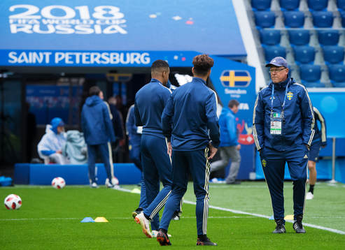 Head coach Janne Andersson of the Swedish national football