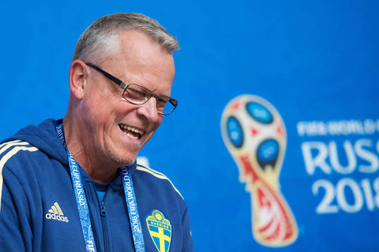 Head coach Janne Andersson of the Swedish national football