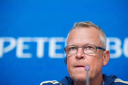 Head coach Janne Andersson of the Swedish national football