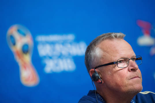 Head coach Janne Andersson of the Swedish national football