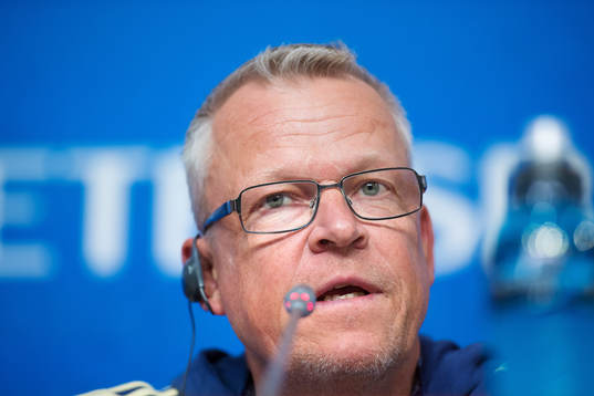 Head coach Janne Andersson of the Swedish national football