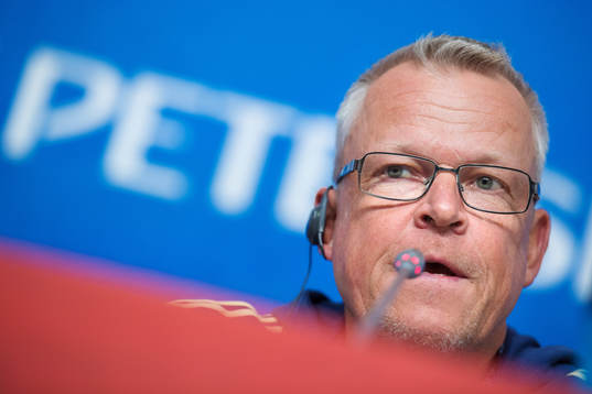 Head coach Janne Andersson of the Swedish national football