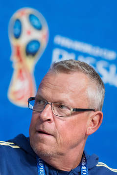 Head coach Janne Andersson of the Swedish national football