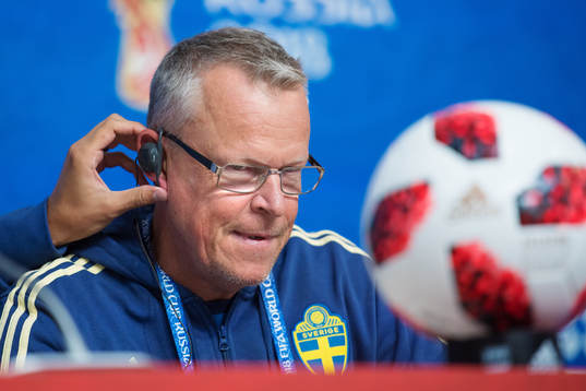 Head coach Janne Andersson of the Swedish national football