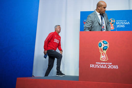 Head coach Vladimir Petkovic of the Swiss national football