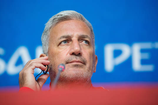 Head coach Vladimir Petkovic of the Swiss national football