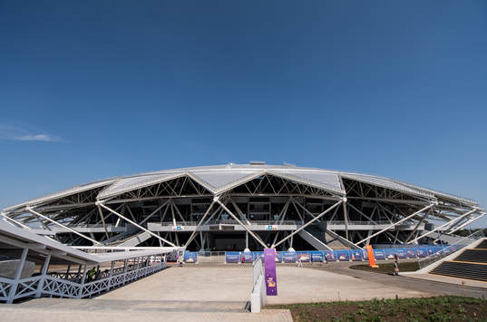 General view of Samara Arena prior the FIFA World Cup round