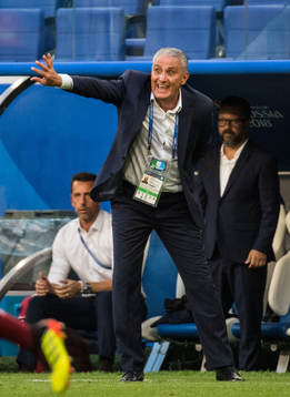 Head coach Tite of Brazil