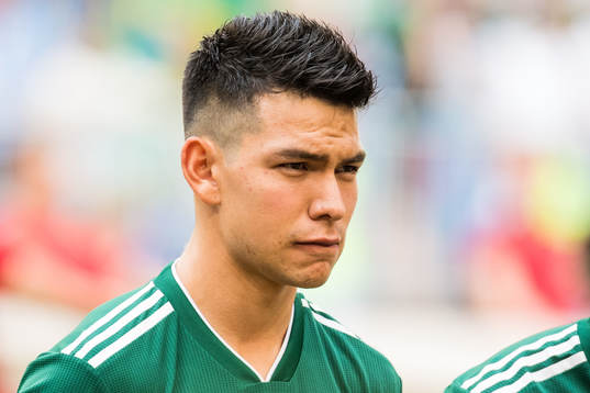 Hirving Lozano of Mexico prior the FIFA World Cup round of