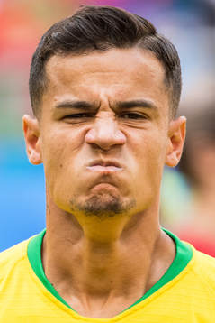 Philippe Coutinho of Brazil prior the FIFA World Cup round
