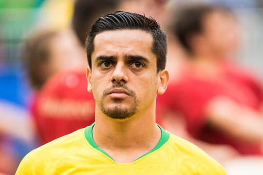 Fagner of Brazil prior the FIFA World Cup round of 16 match