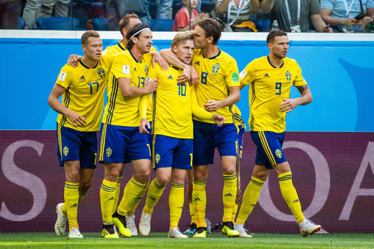 Victor Claesson, Gustav Svensson, Albin Ekdal och Marcus
