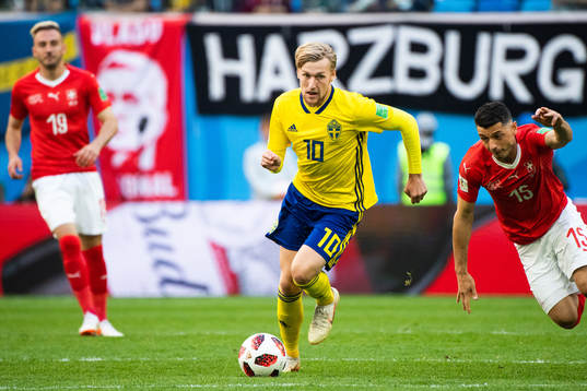 Emil Forsberg of Sweden