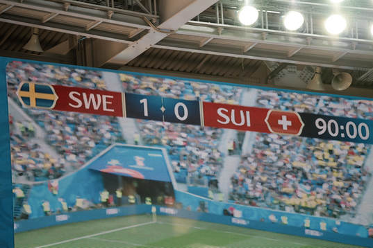 The score board
