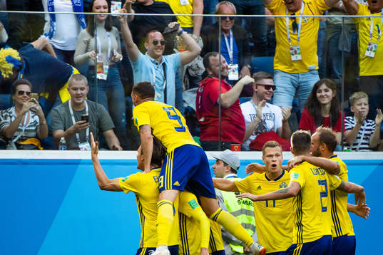 Viktor Claesson, Gustav Svensson, Andreas Granqvist, Emil