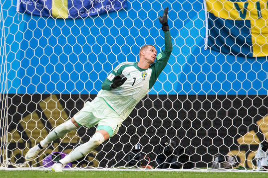 goalkeeper Robin Olsen