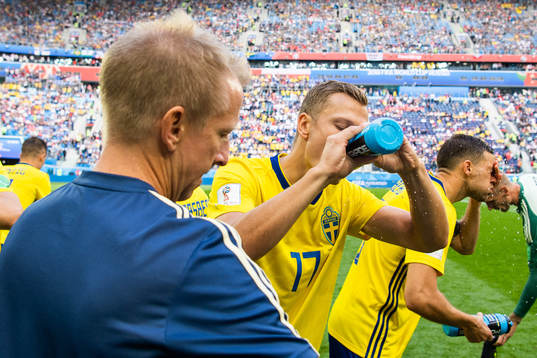 Viktor Claesson of Sweden prior to the FIFA World Cup round