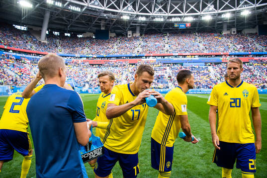Viktor Claesson of Sweden prior to the FIFA World Cup round
