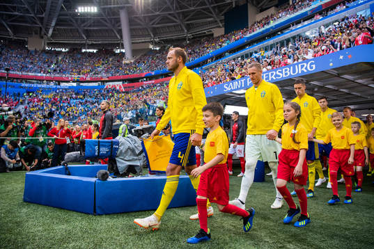 Andreas Granqvist of Sweden prior to the FIFA World Cup