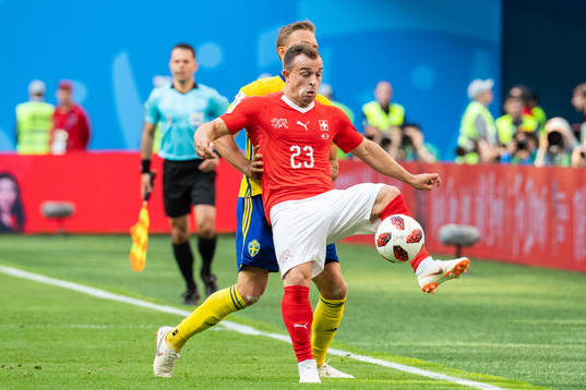 Xherdan Shaqiric of Switzerland