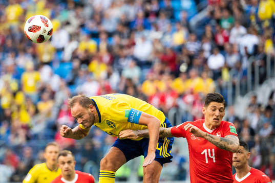 Andreas Granqvist of Sweden and Steven Zuber of Switzerland