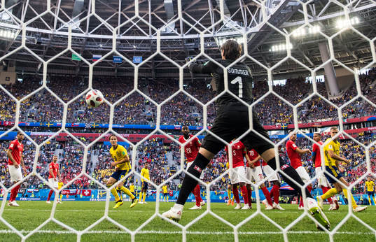 Goalkeeper Yann Sommer of Switzerland makes a save