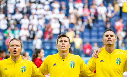 Ludwig Augustinsson, Victor Nilsson Lindelöf and Mikael