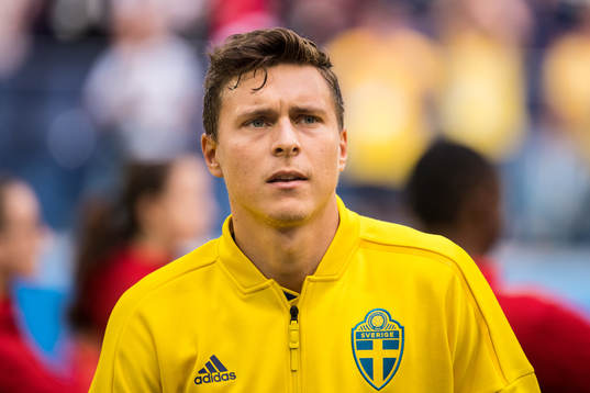 Victor Nilsson Lindelöf of Sweden prior the FIFA World Cup