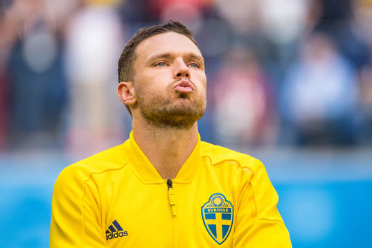 Marcus Berg of Sweden prior the FIFA World Cup round of 16
