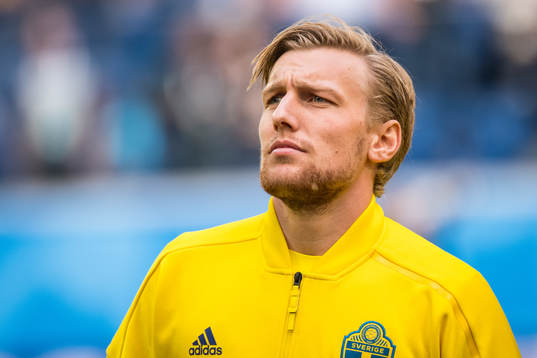 Emil Forsberg of Sweden prior the FIFA World Cup round of