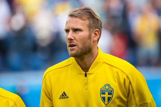 Ola Toivonen of Sweden prior the FIFA World Cup round of 16