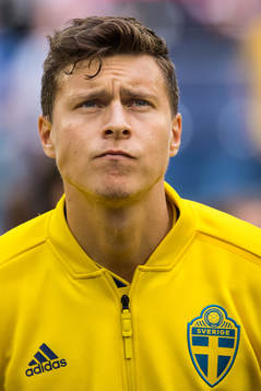 Victor Nilsson Lindelöf of Sweden prior the FIFA World Cup