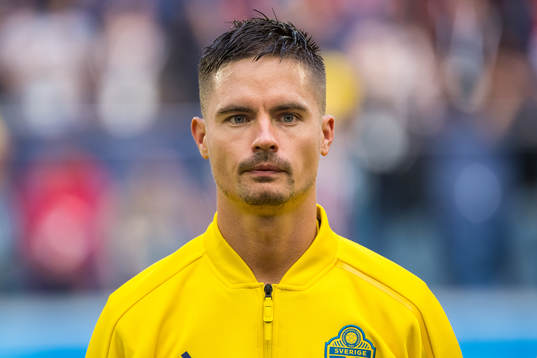 Mikael Lustig of Sweden prior the FIFA World Cup round of