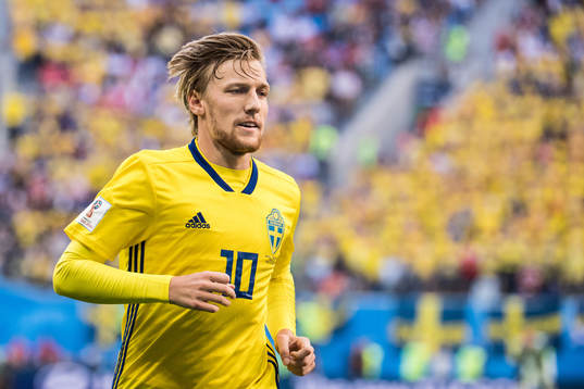 Emil Forsberg of Sweden