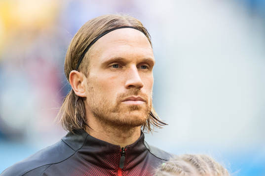 Michael Lang of Switzerland prior the FIFA World Cup round