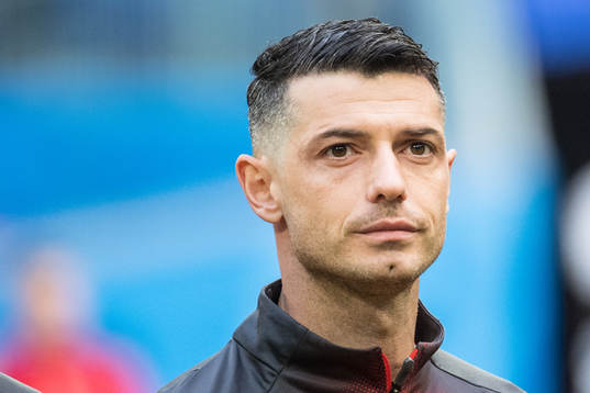 Blerim Dzemaili of Switzerland prior the FIFA World Cup