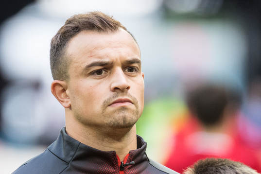 Xherdan Shaqiri of Switzerland prior the FIFA World Cup