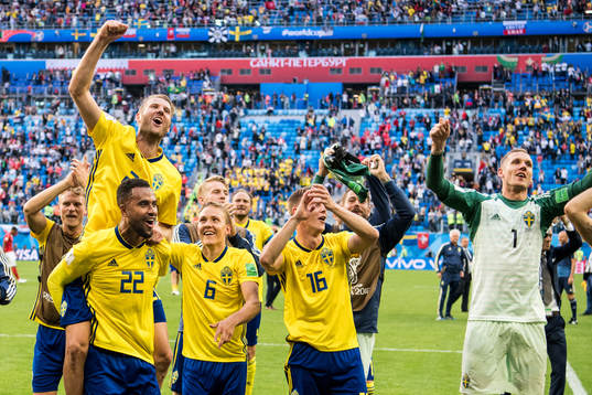 Ola Toivonen, Isaac Kiese Thelin, Ludwig Augustinsson, Emil