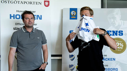 IFK Norrköping presenterar nye spelaren Alexander Fransson