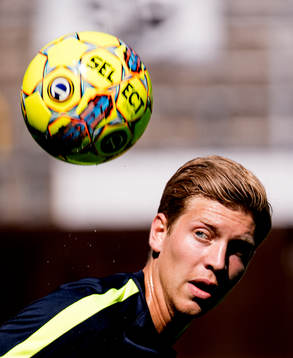 Alexander Fransson första träningen med IFK Norrköping