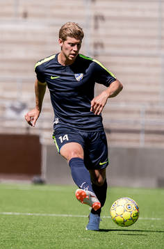 Alexander Fransson första träningen med IFK Norrköping