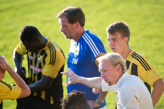 IFK Hässleholms tränarduo Jörgen Welander och Daniel