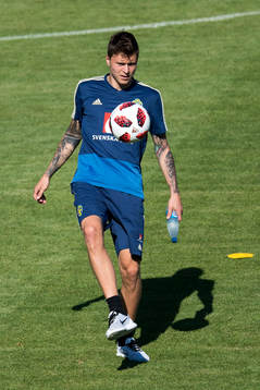 Victor Nilsson Lindelöf of the Swedish national football