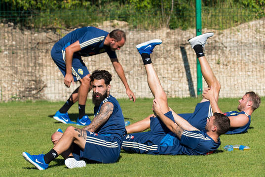 Jimmy Durmaz of the Swedish national football team at a