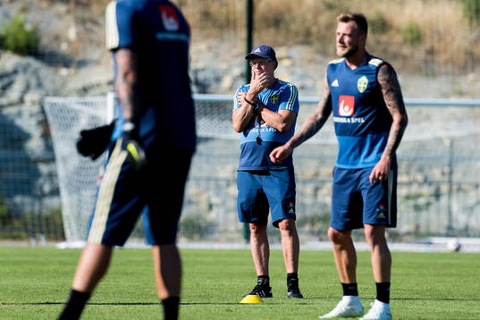 head coach Janne Andersson of the Swedish national football