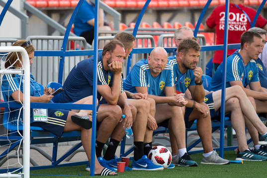 Andreas Granqvist of the Swedish national football team at
